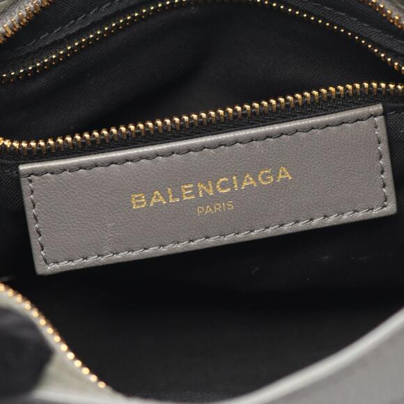 Balenciaga Metallic City Handbag Leather Gray - Picture 4 of 8